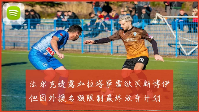 法尔克透露加拉塔萨雷欲买断博伊但因外援名额限制最终放弃计划